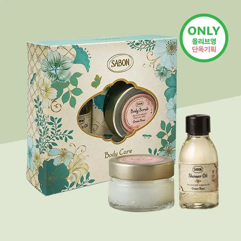 [올리브영 단독기획] 사봉 바디리츄얼 기프트세트 (바디스크럽 60g+샤워오일50ml) 2종 택1